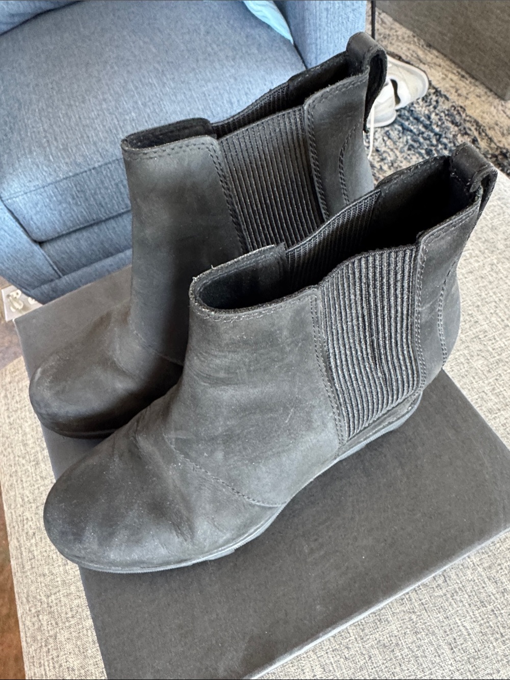SOREL Joan of Arctic II Chelsea wedge bootie